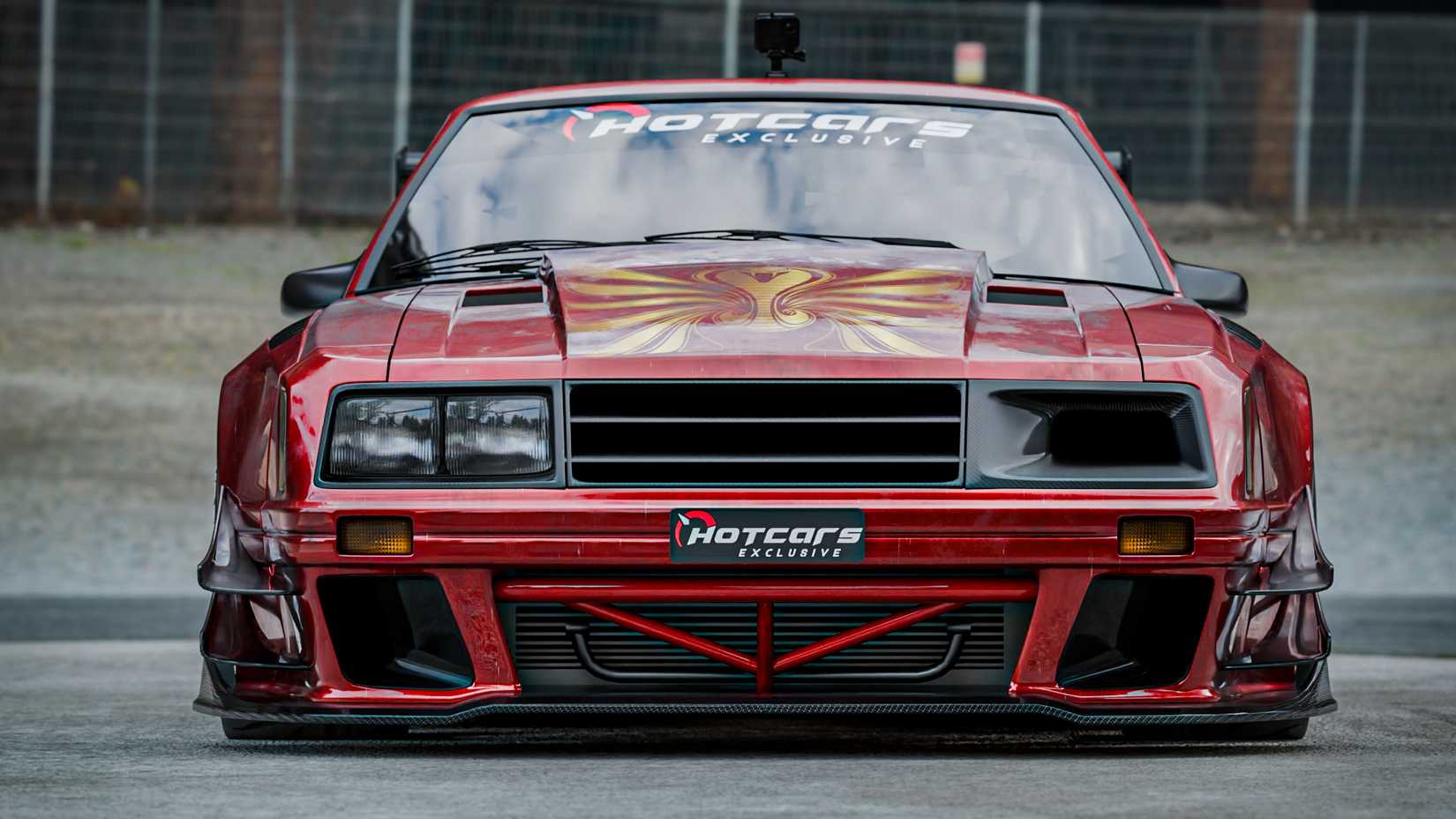 Ford Fox Body Mustang drift konstrukcija HotCars render