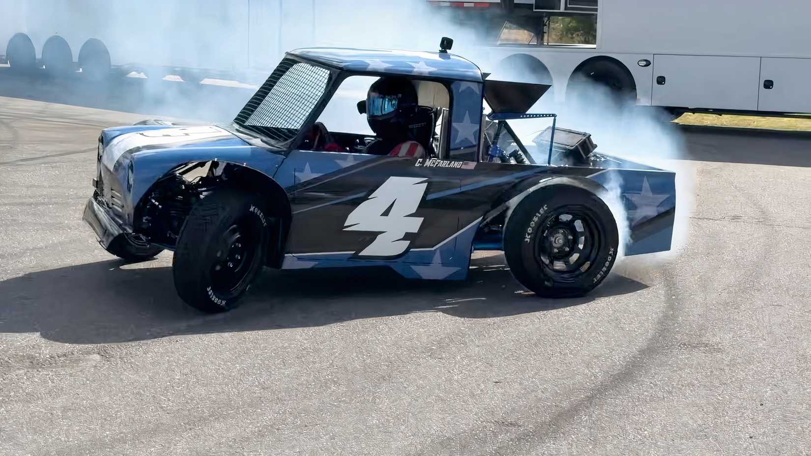 Twin-Engine Mini Truck Makes 410 HP After Major Fixes