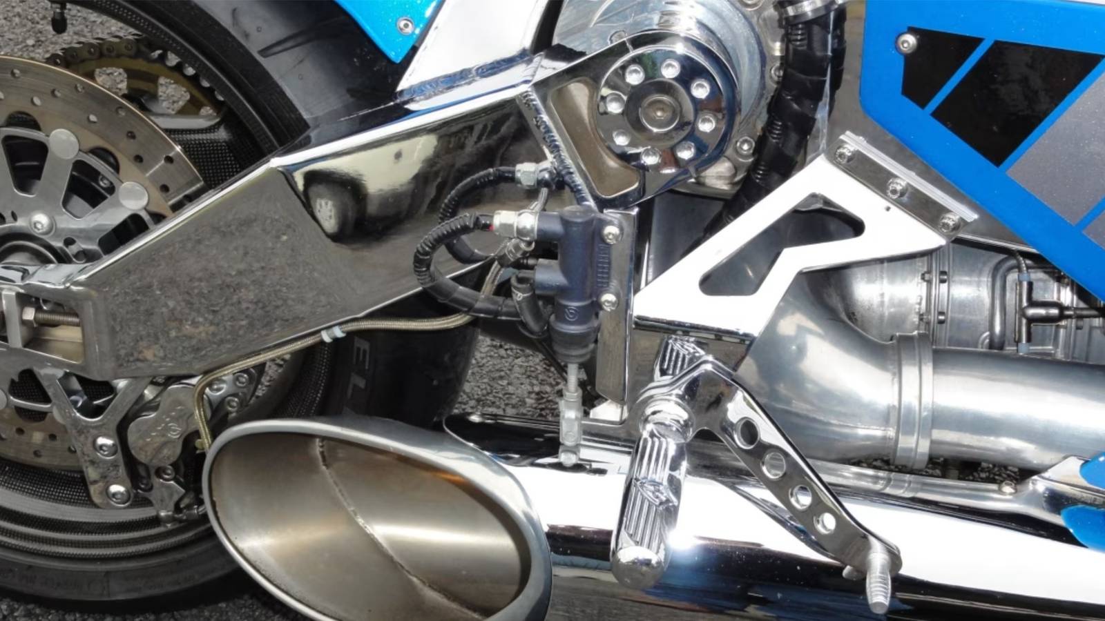 The Motorcycle Powered By A Helicopter Turbine Engine