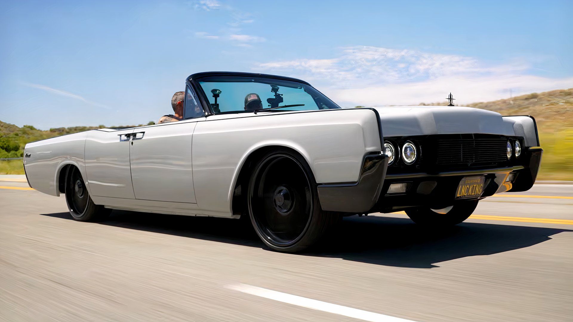 Coyote-Swapped 1967 Lincoln Continental Convertible Is A Slammed