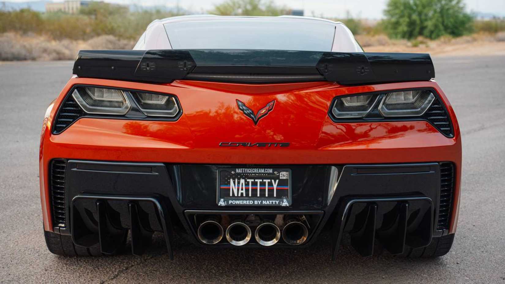 Z06 Rear This Daytona Sunrise Orange Z06 Might Be One Of The Sexiest C7 Corvettes