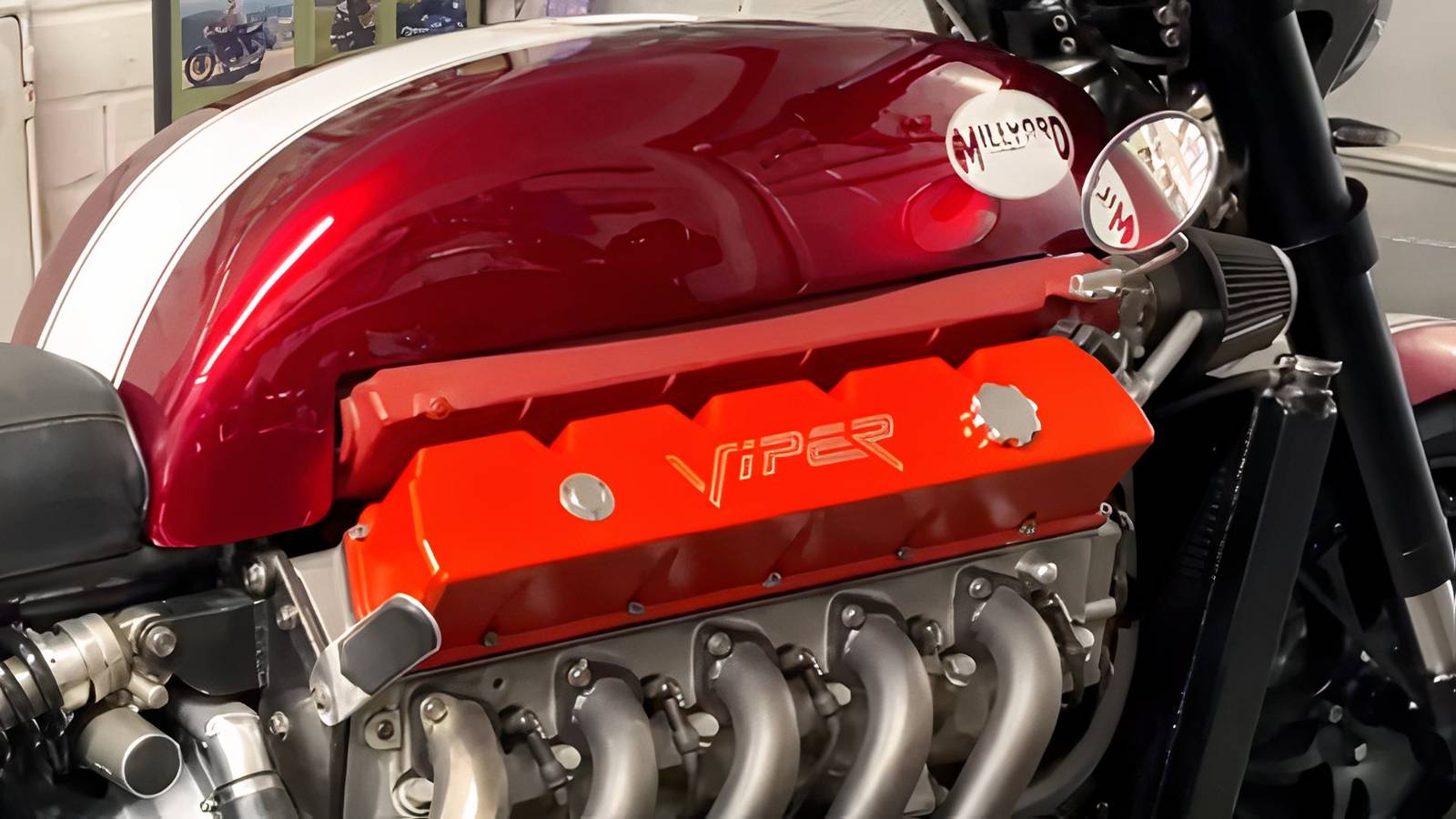 The 500-HP Dodge Viper V10 Motorcycle That Hit 207 MPH Is Now For Sale