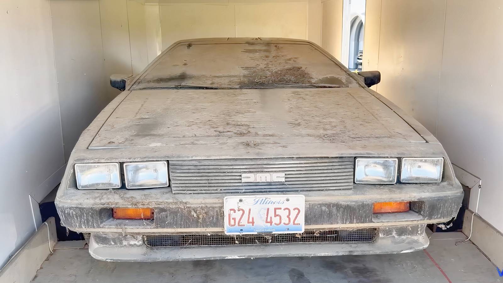 Delorian Rv Family's Forgotten DeLorean Gets An Incredible Comeback After Sitting ...