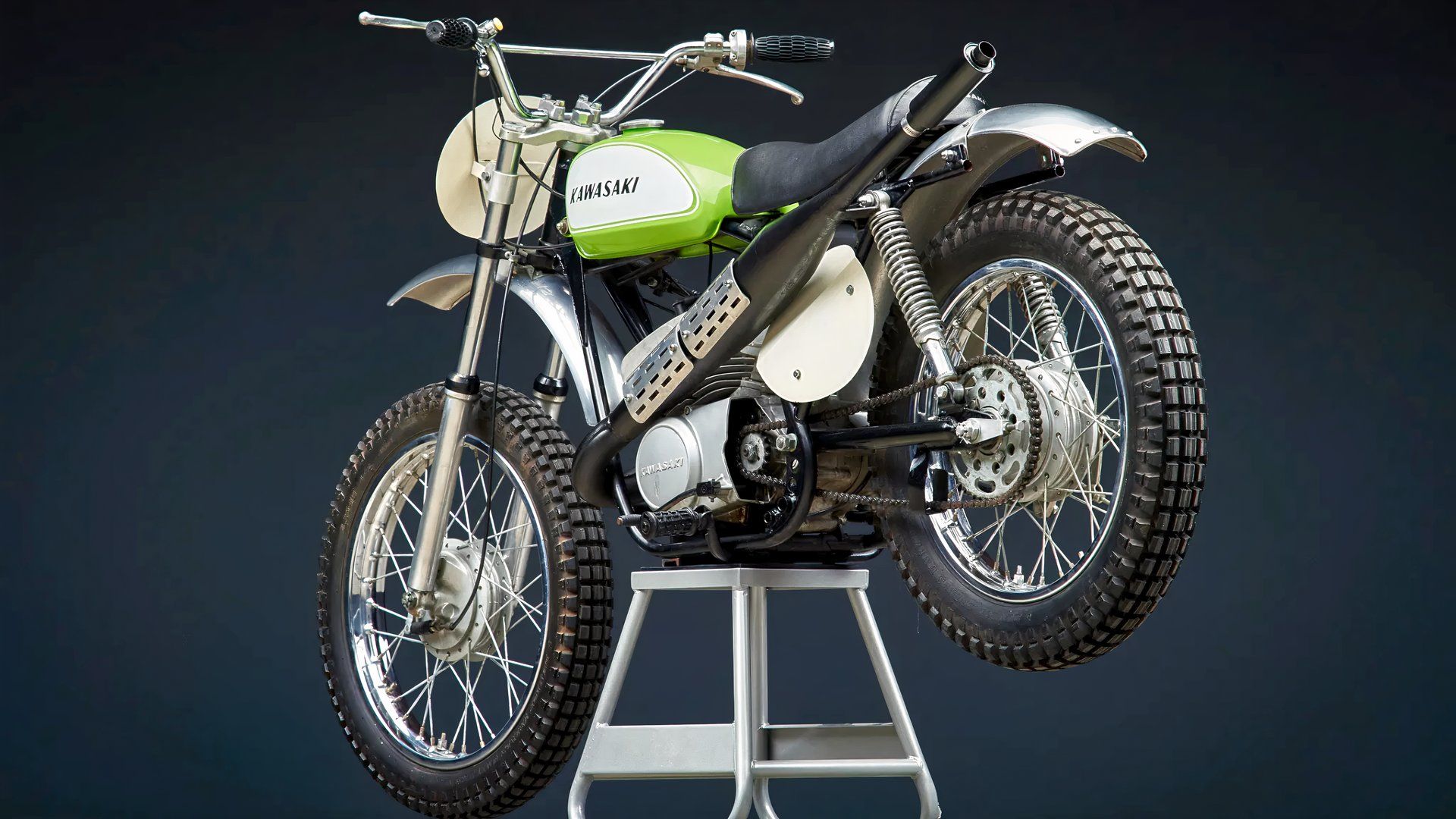 The Forgotten Kawasaki Scrambler That Started The Lime Green KX