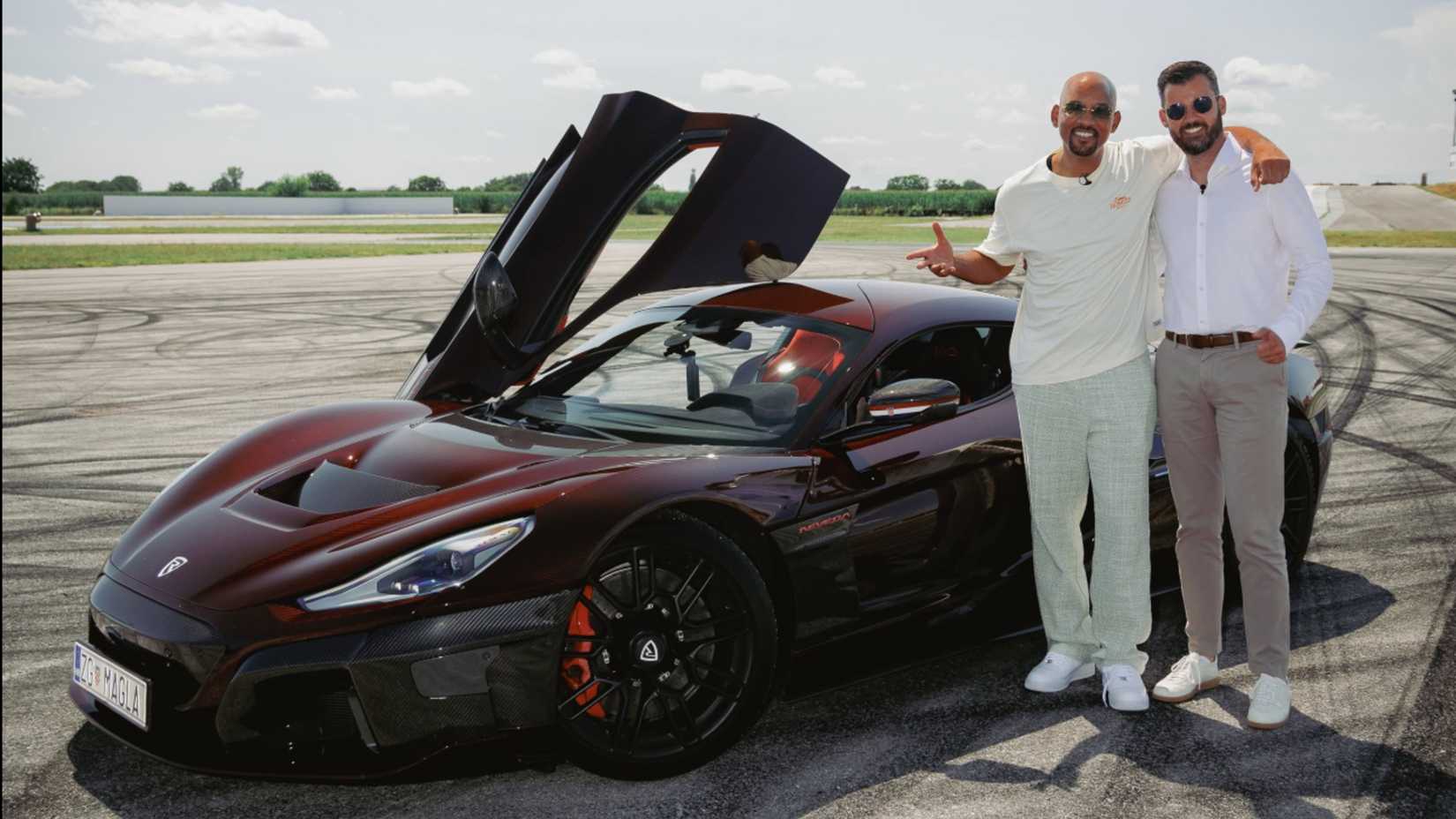 Watch Will Smith's Jaw-Dropping Ride With Rimac Founder Mate Rimac