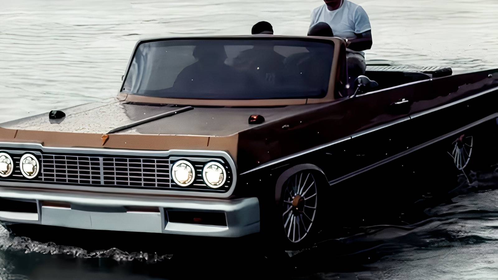 Shaq Just Took Delivery Of The World's First 1964 Chevy Impala Boat And ...