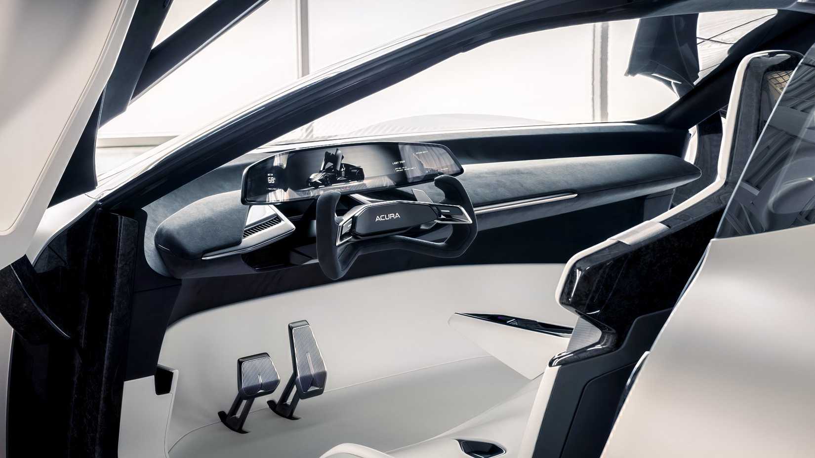 Acura NEXERA Vision Concept interior steering wheel
