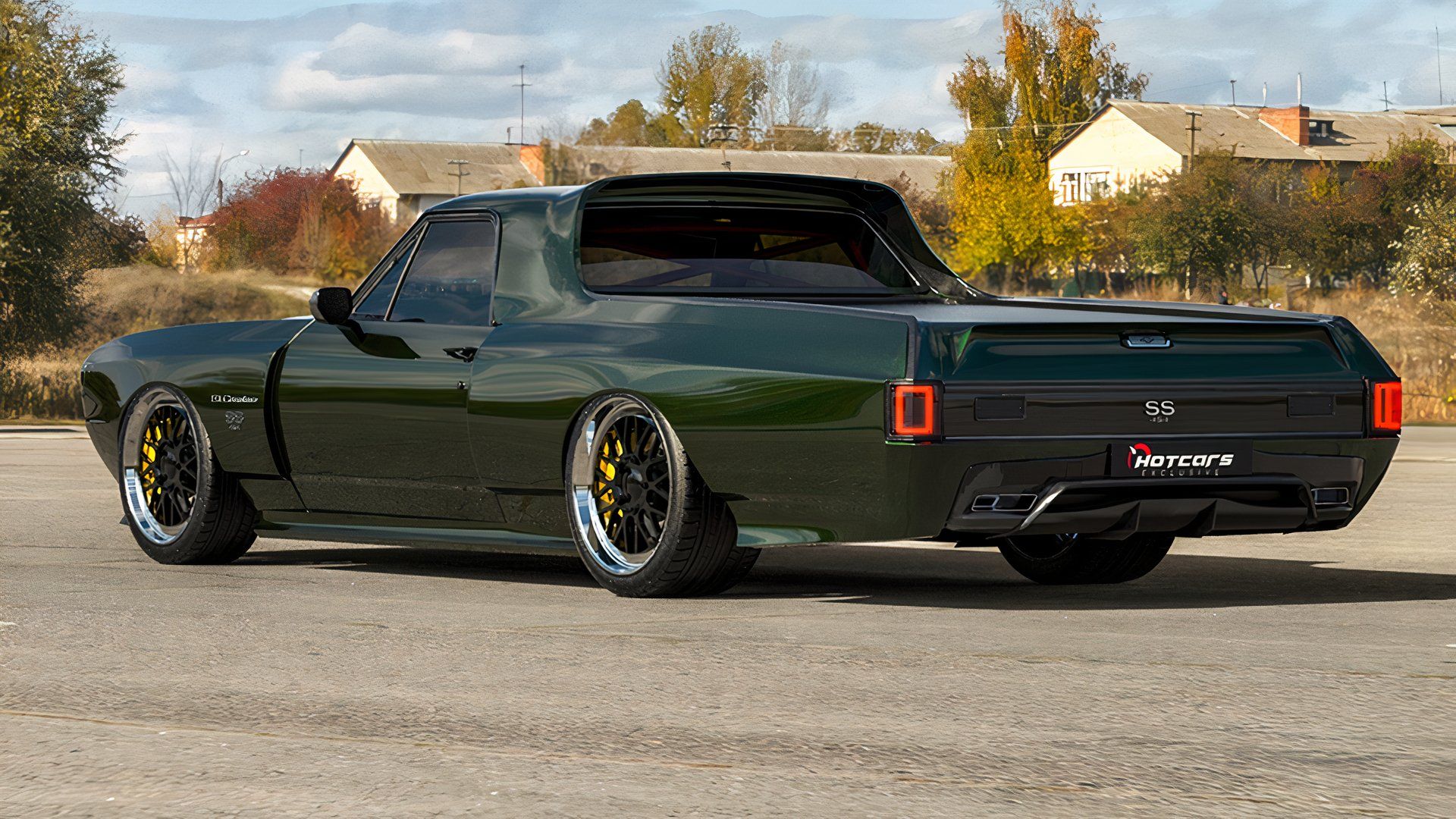 The 2028 Chevy El Camino SS Could Be The Meanest Muscle Truck America's Ever Seen
