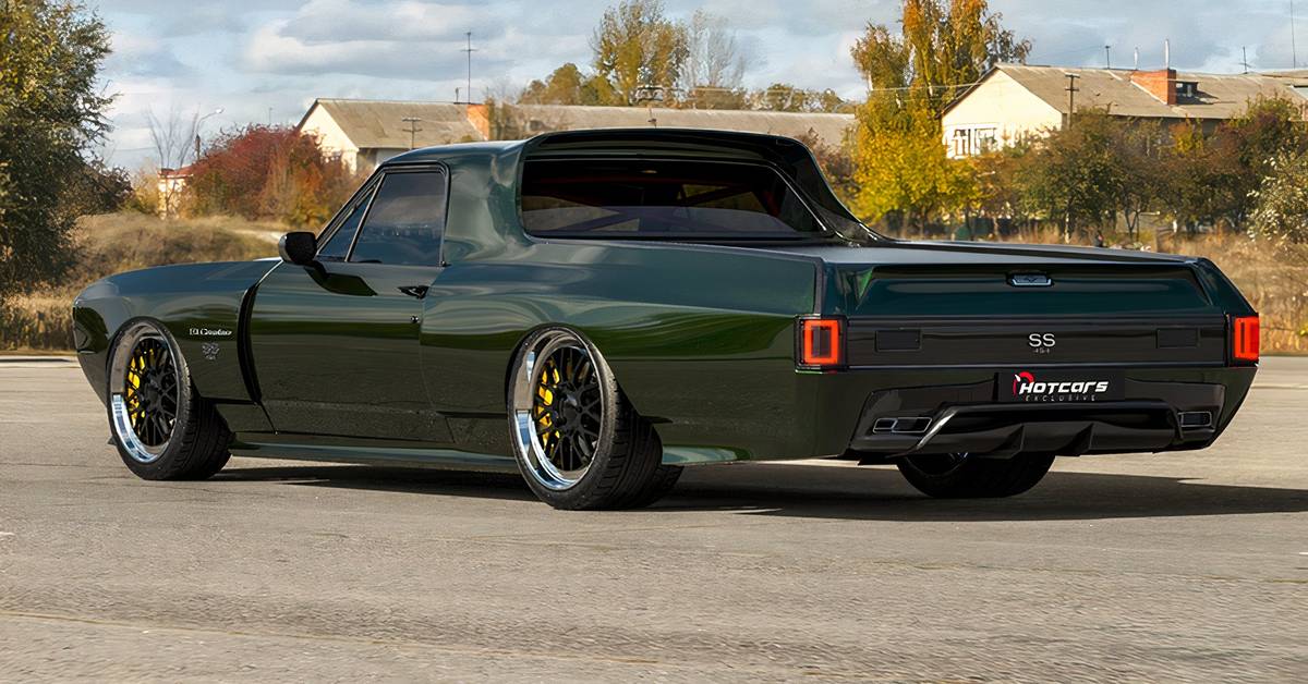 The 2028 Chevy El Camino SS Could Be The Meanest Muscle Truck America's Ever Seen