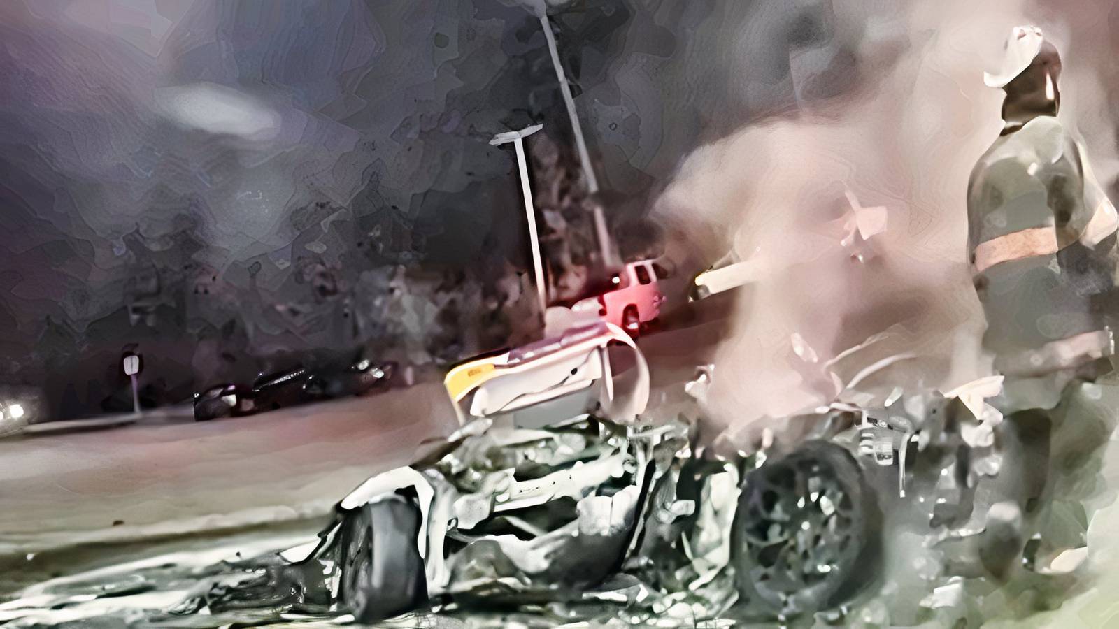 Terrifying Gas Station Crash Leaves Young Driver's Lamborghini Huracán ...