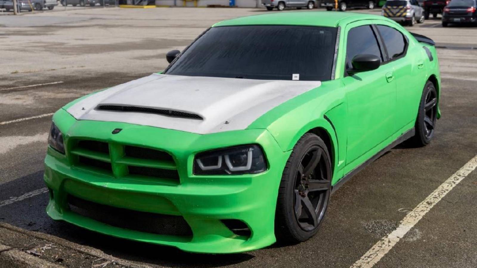Louisville Police Are Crushing A Stolen-Parts Hellcat Charger Under A ...