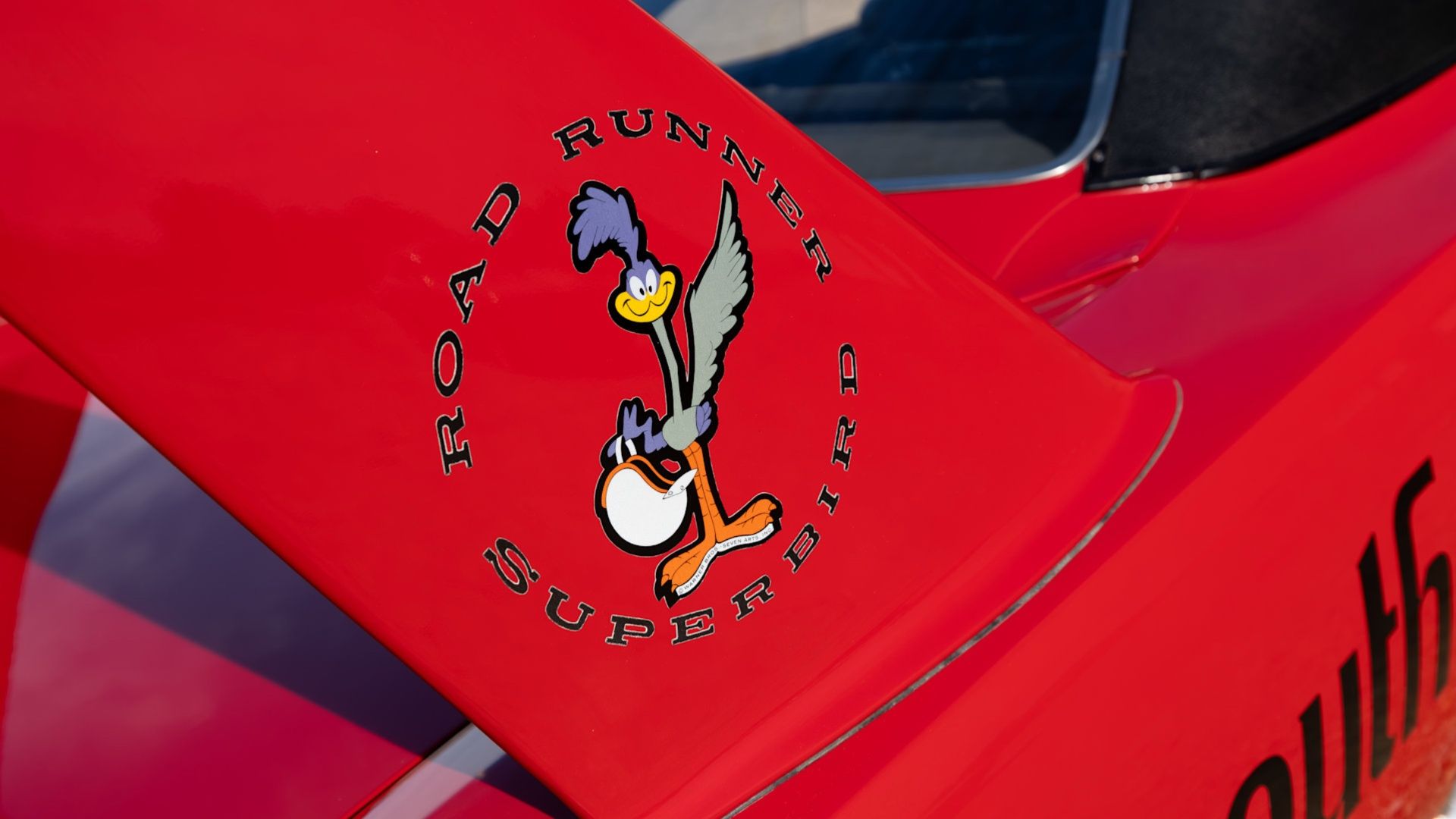 Rear wing of 1970 Plymouth Superbird Six Barrel