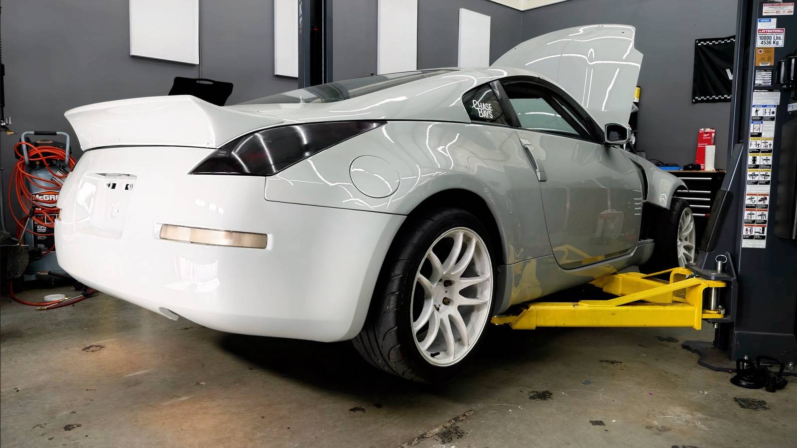 This Nissan 350Z Drift Car Was Running With No Oil Filter, So It Got A Fresh LS V8