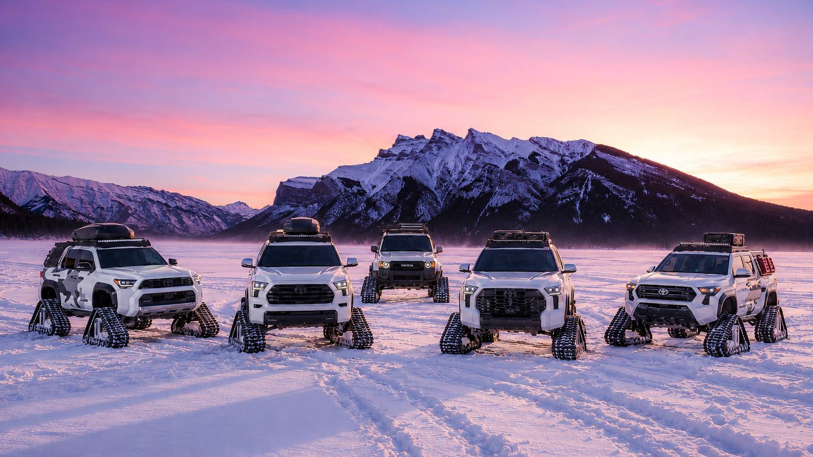 Toyota Snowhunter Concepts: Snow Tracks Hit 5 Models At SEMA 2026