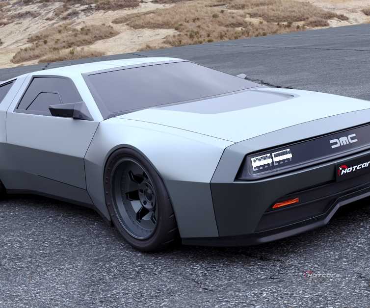 Dmc 12 Rear Modern DeLorean DMC-12 Returns Back To The Future In A New Render