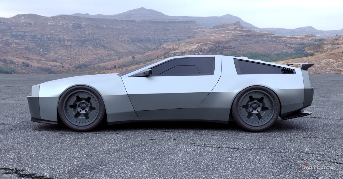 Modern DeLorean DMC-12 Returns Back To The Future In A New Render