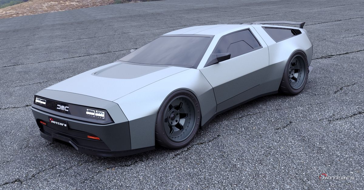 Modern DeLorean DMC-12 Returns Back To The Future In A New Render