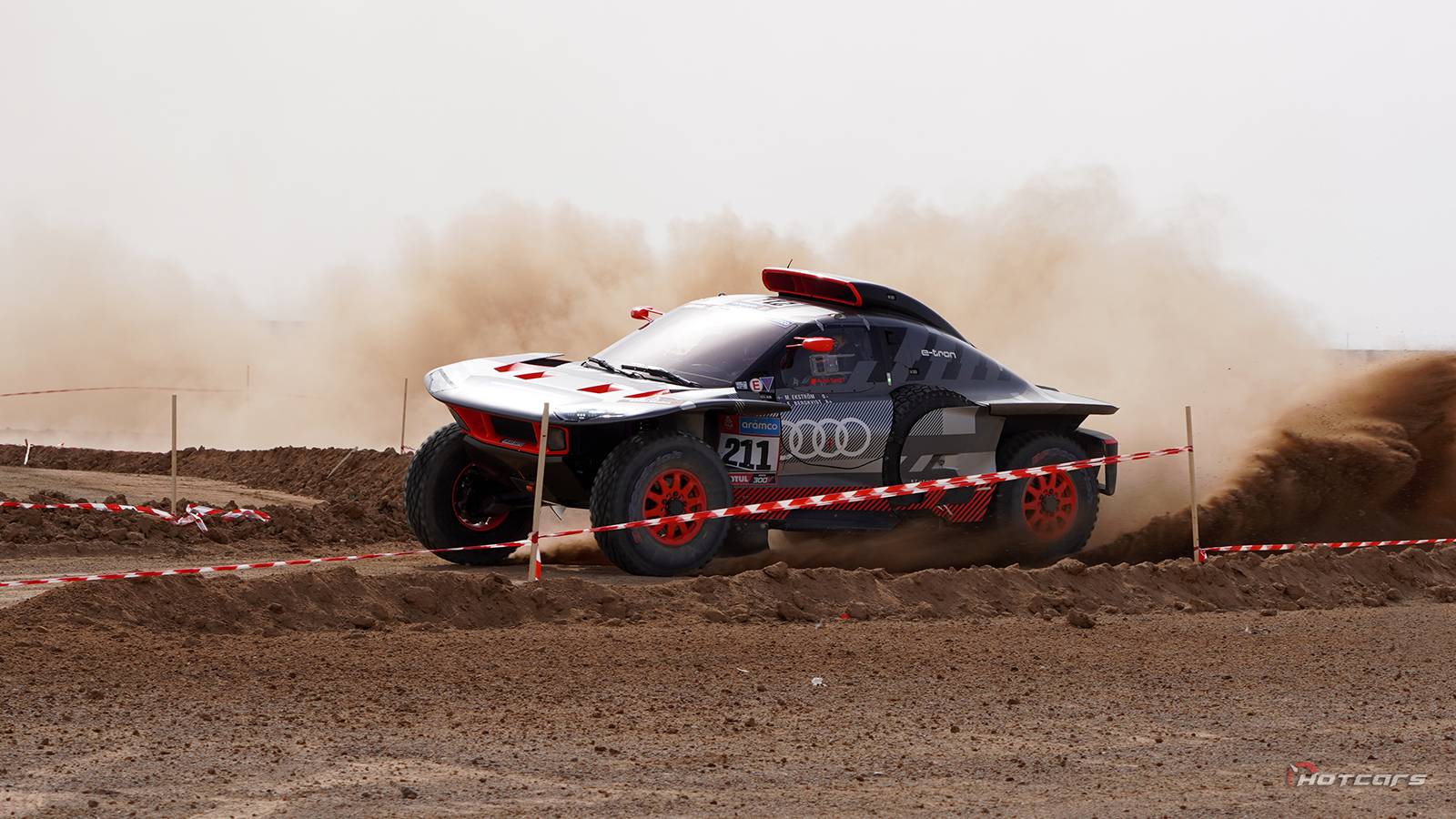 Up Close And Personal At Dakar With Audi's E2 Hybrid Rally Racer