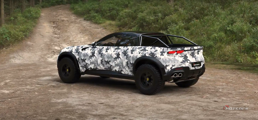 This Ferrari Purosangue Pickup Truck Is The Baja Prerunner Of Dreams