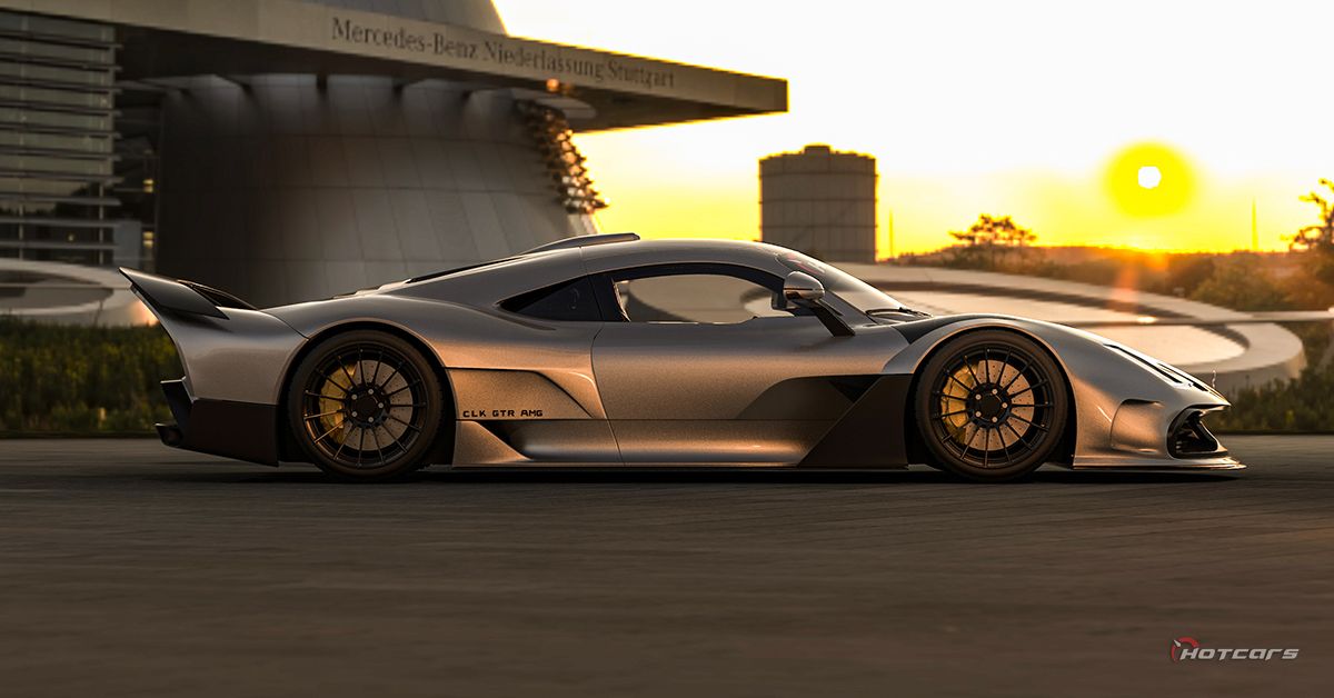 A New Mercedes-Benz CLK-GTR Like This Could Rival The Bugatti