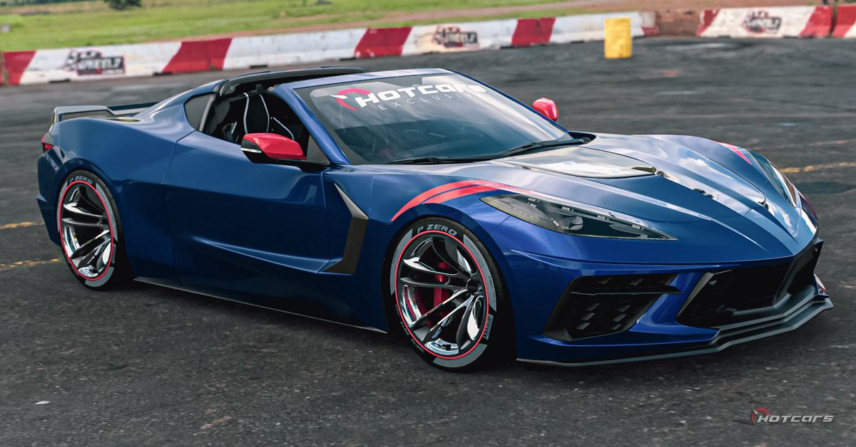 Here's What A C8 Chevrolet Corvette Might Have Looked Like With A Front ...
