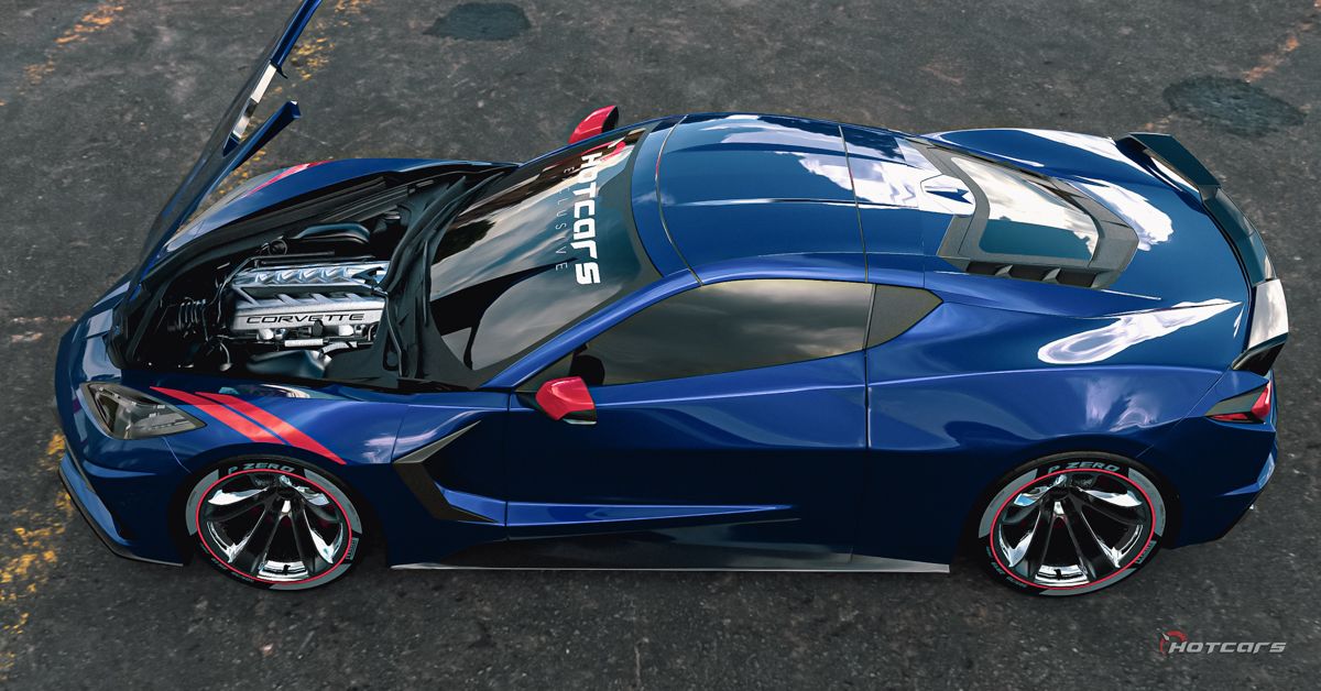Here's What A C8 Chevrolet Corvette Might Have Looked Like With A Front ...