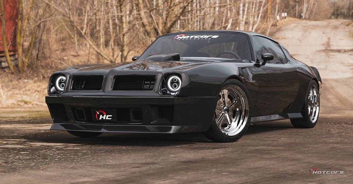 Trans Am Rendering 1974 Pontiac Trans Am Super Duty Restomod