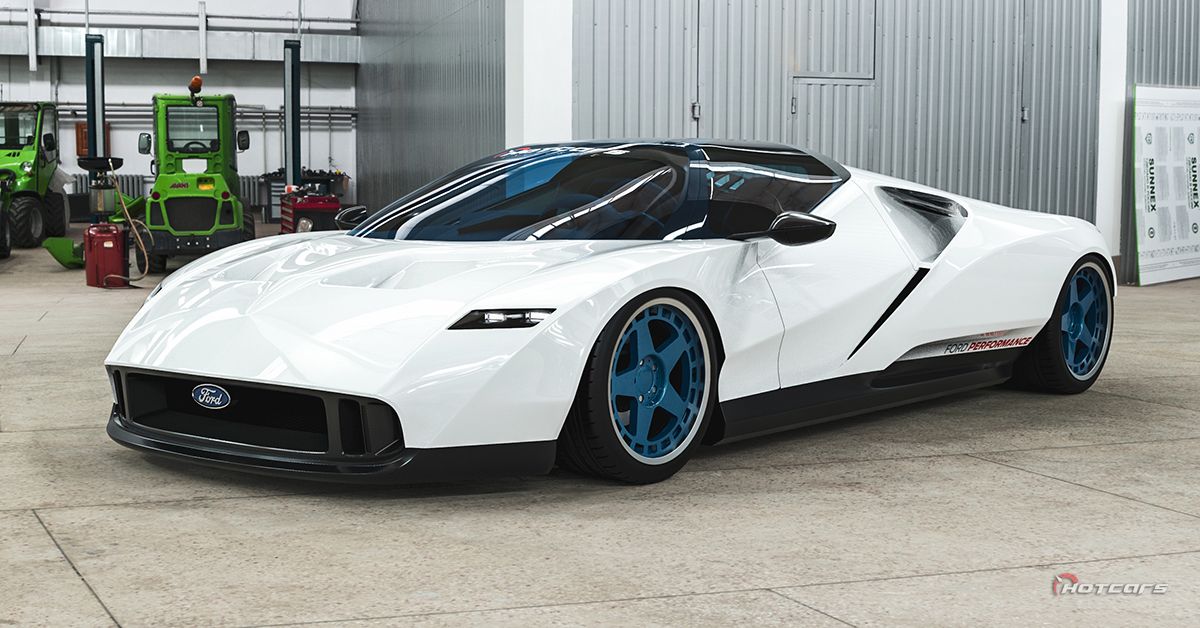 This Ford GT90 Render Model Should Be A Video Game Superstar For Forza ...