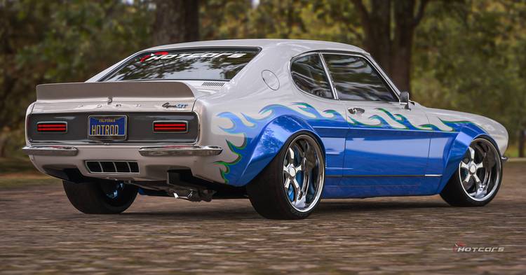 Capri Retro Mod Our Flaming Hot Ford Capri Restomod Render Glamorizes The Mustang's ...