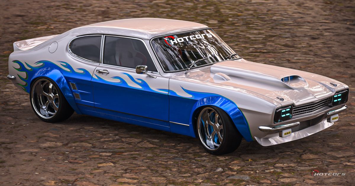 Our Flaming Hot Ford Capri Restomod Render Glamorizes The Mustang's ...