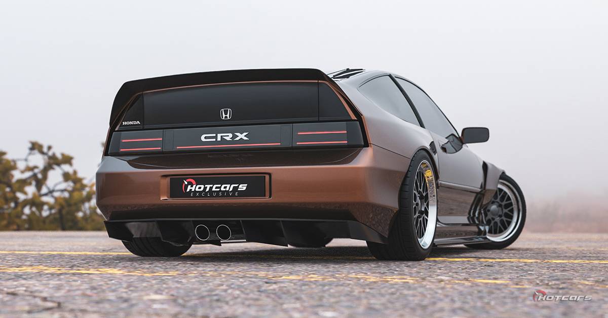The Great 1990 Honda CRX Hot Hatch Returns With This Digital Render