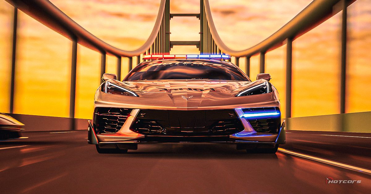 Our Highway Patrol C8 Chevrolet Corvette Render Can Catch Even The Most ...