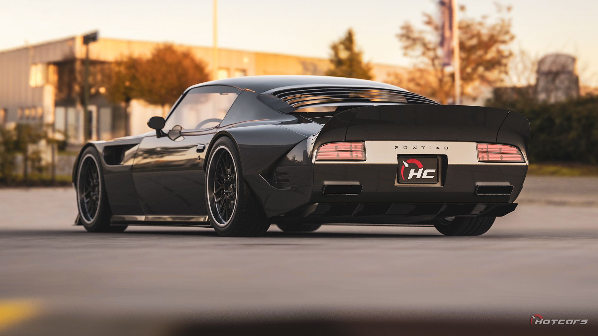 This Modified 1970 Pontiac Firebird Formula 400 Restomod Render Keeps A ...