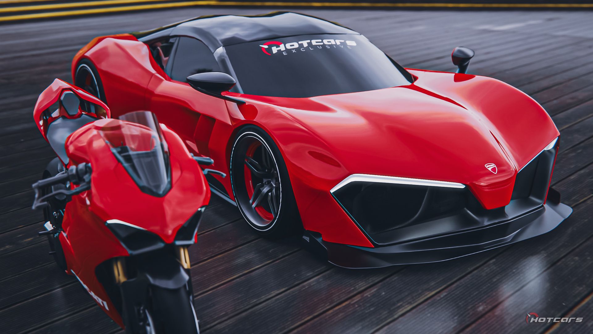 The Ducati Supercar Render: Our Vision Of A Four-Wheeled Ferrari-Killer