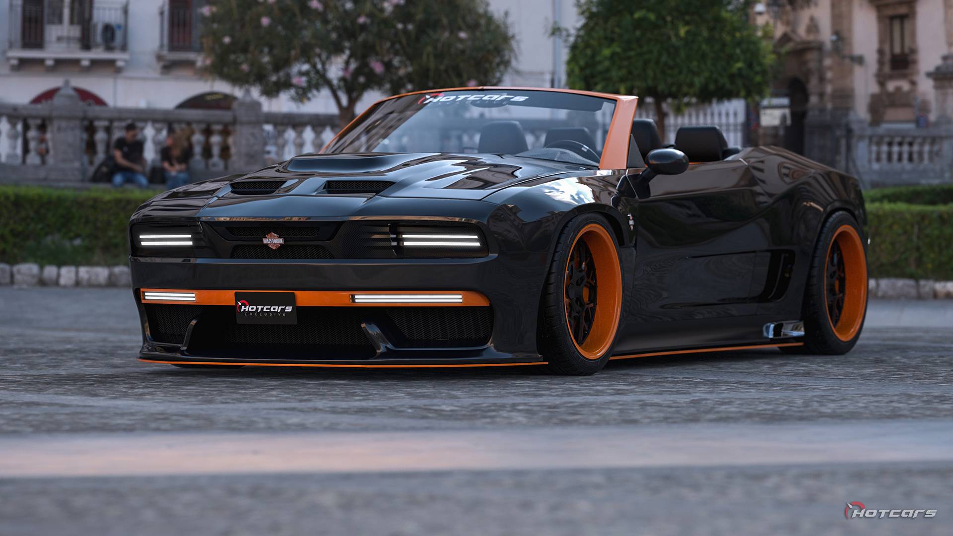 Muscle Car Rendering Our Harley-Davidson Muscle Car Rendering Is The Special-Edition Drop ...
