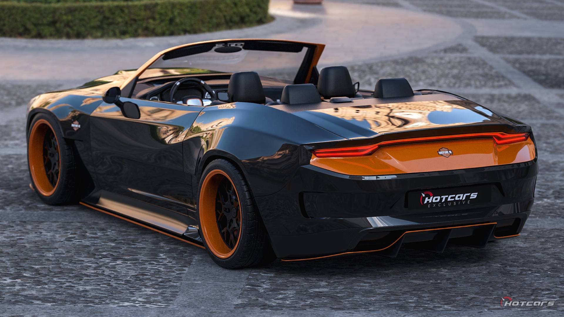 Muscle Car Rendering Our Harley-Davidson Muscle Car Rendering Is The Special-Edition Drop ...