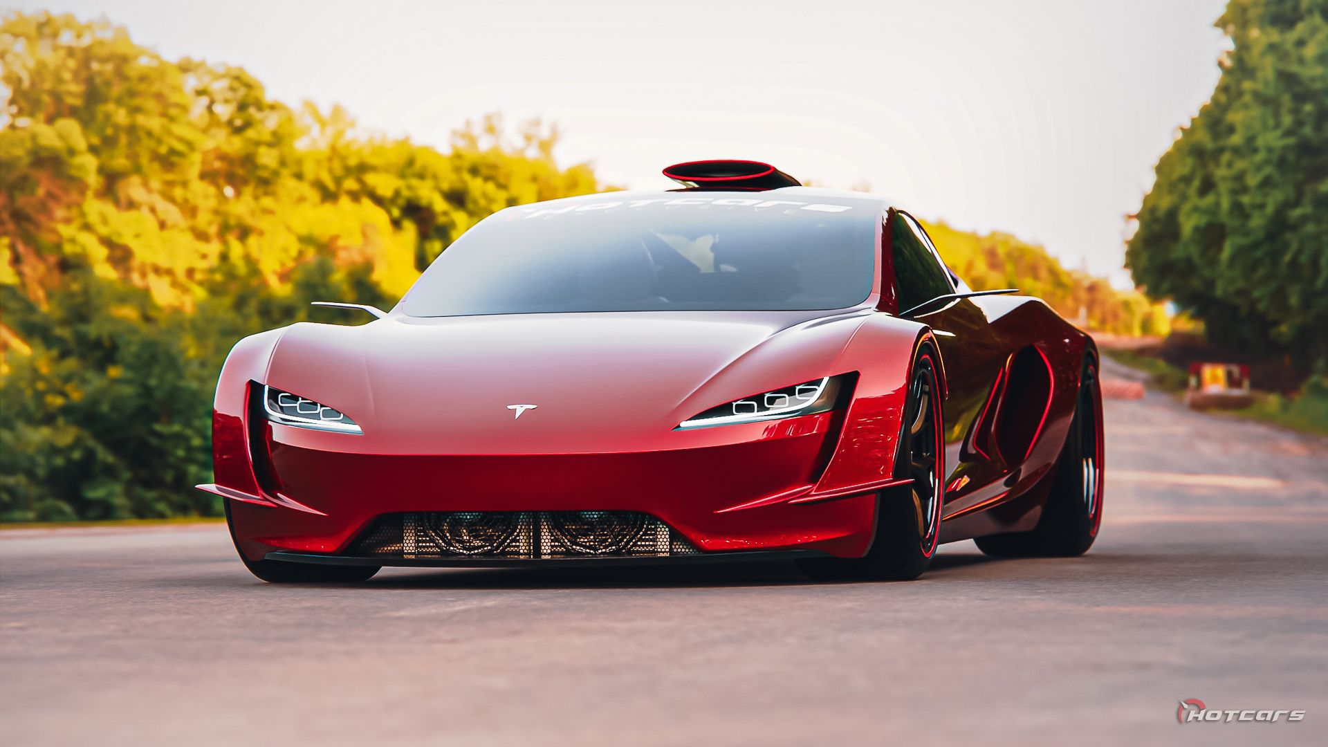 Our V8-Powered Tesla Roadster Render Thinks Outside Of The EV Box