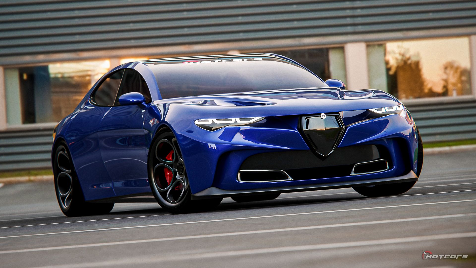 Our 2026 Alfa Romeo Giulia Render Is A Ferrari-Powered Dodge Charger ...