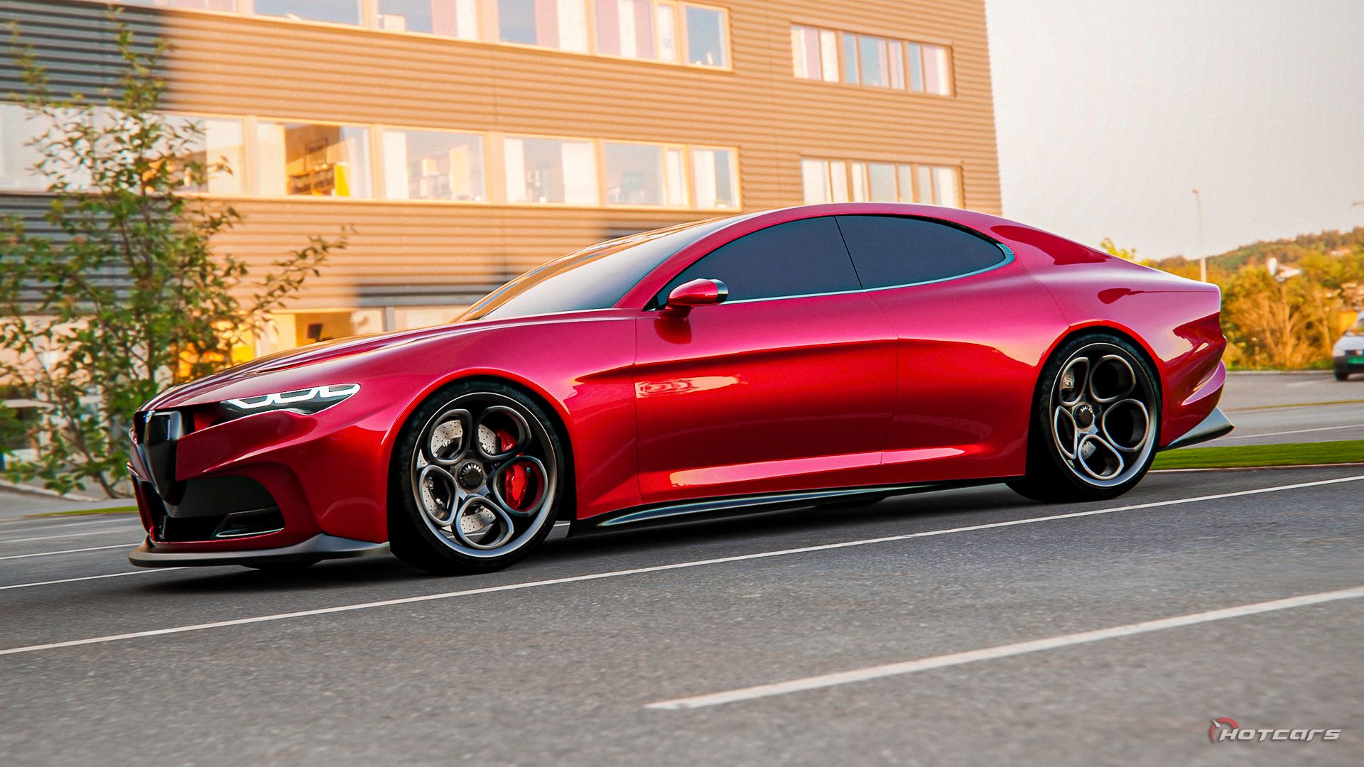 Our 2026 Alfa Romeo Giulia Render Is A Ferrari-Powered Dodge Charger ...