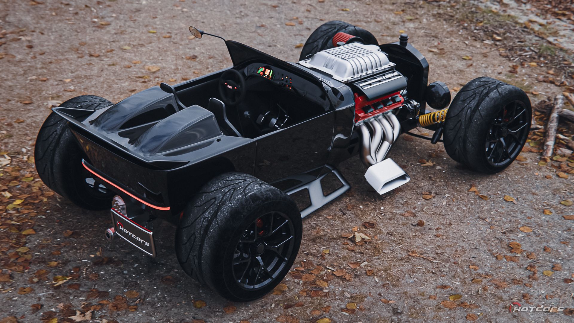 Our Ford Model T Hot Rod Render Is A Hellcat-Powered Outlaw
