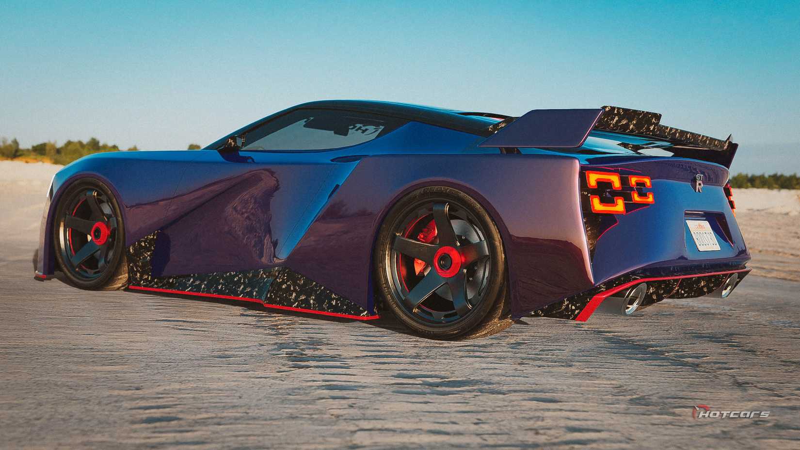 This Next-Gen Nissan R36 GT-R Render With A V8 Is Pretty Slick