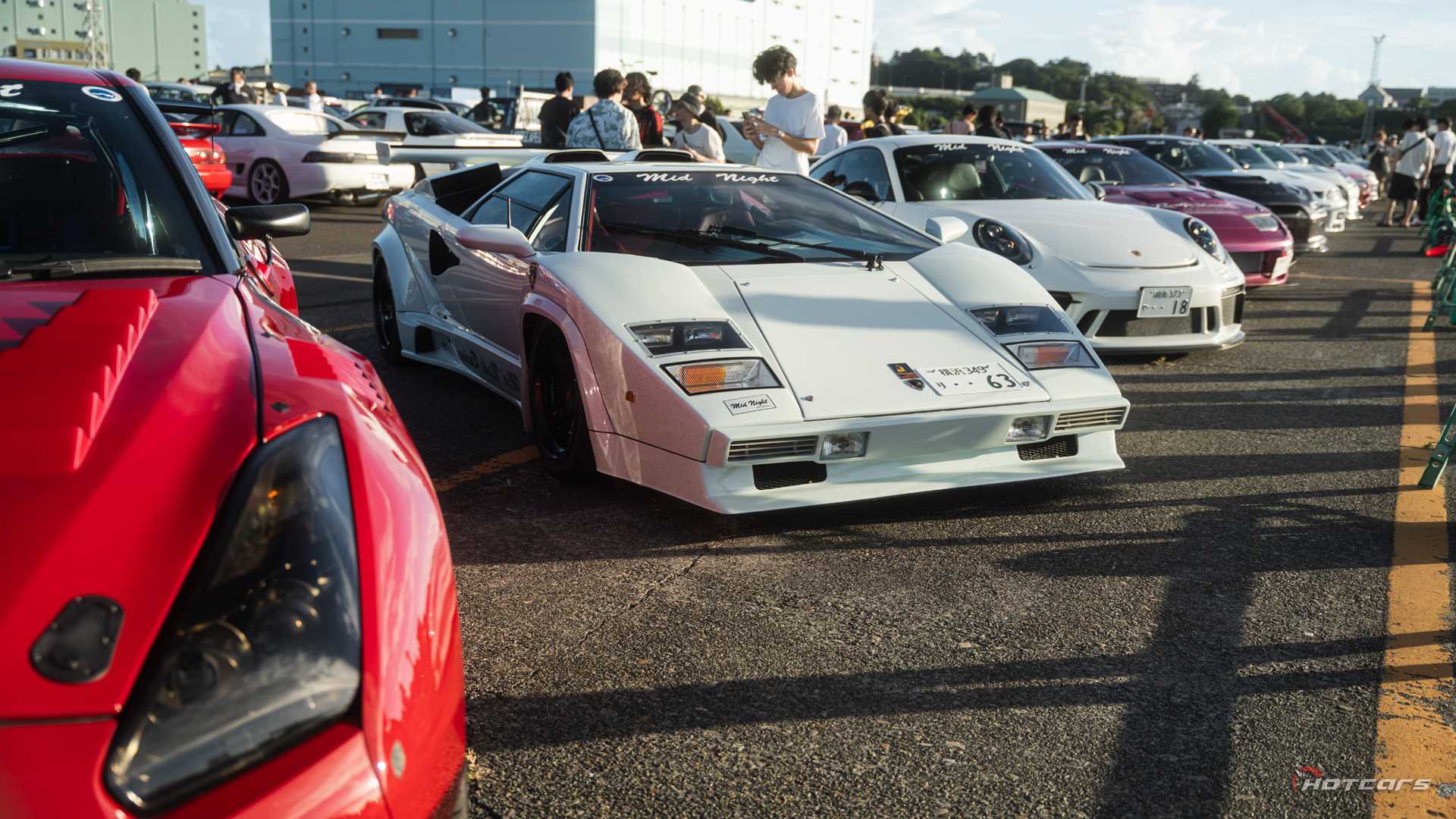 Countach Night Inside Wangan Base Yokohama: Japan’s Ultimate JDM Hotspot
