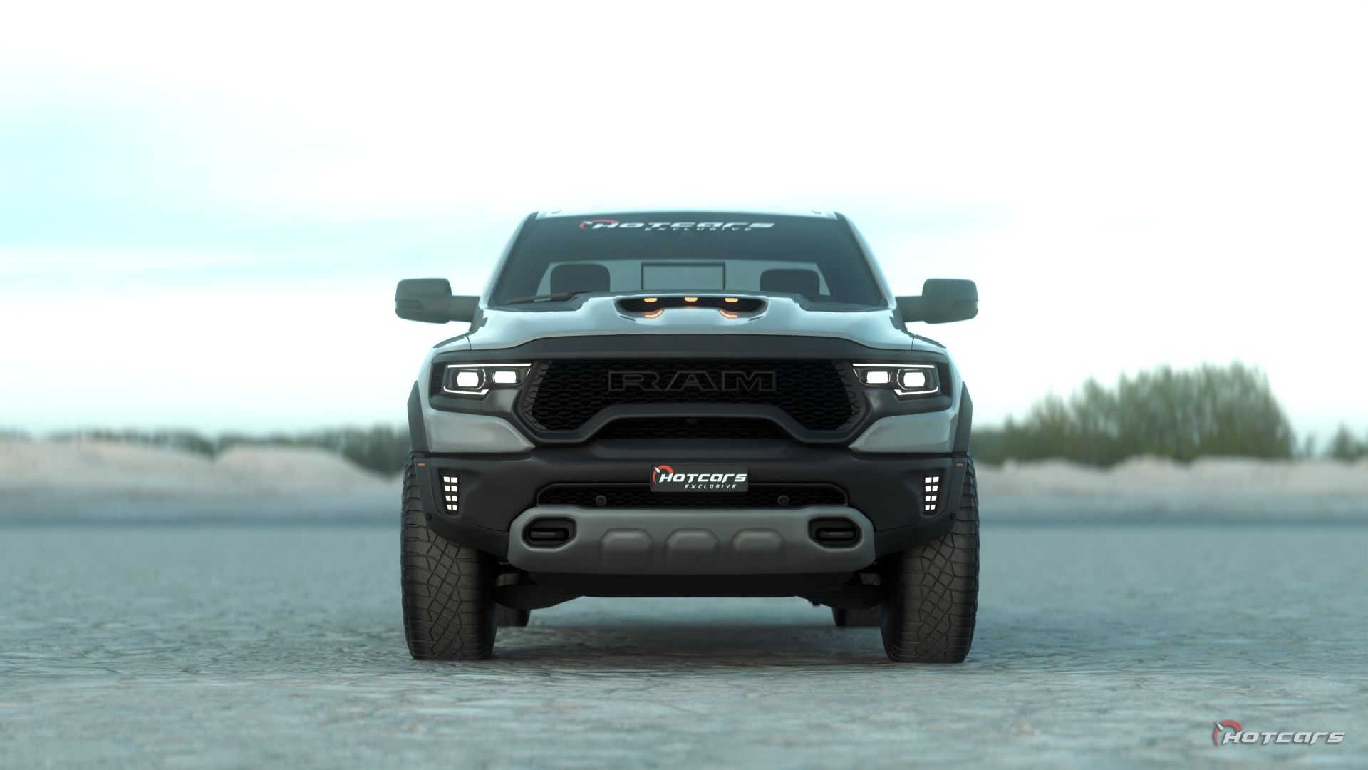 2027 Ram TRX Midsize Pickup Truck Design Render